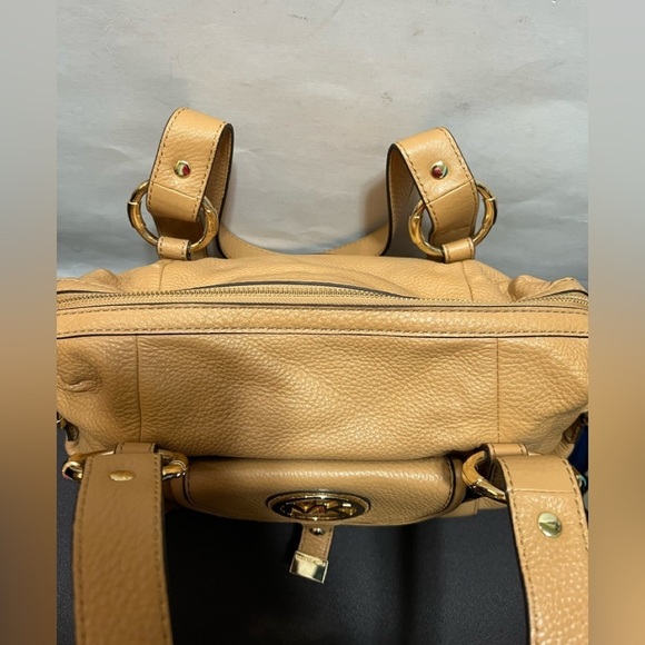 Michael Kors Pebbled Leather Satchel Bag - Picture 8 of 16